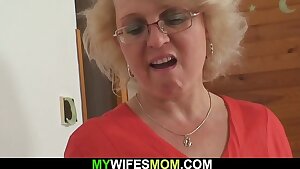 Angry m.-in-law fucks him