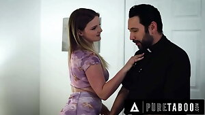 PURE TABOO Troubled Teen Eliza Eves Fucks Her Preist To Piss Off Her Religious Stepmom